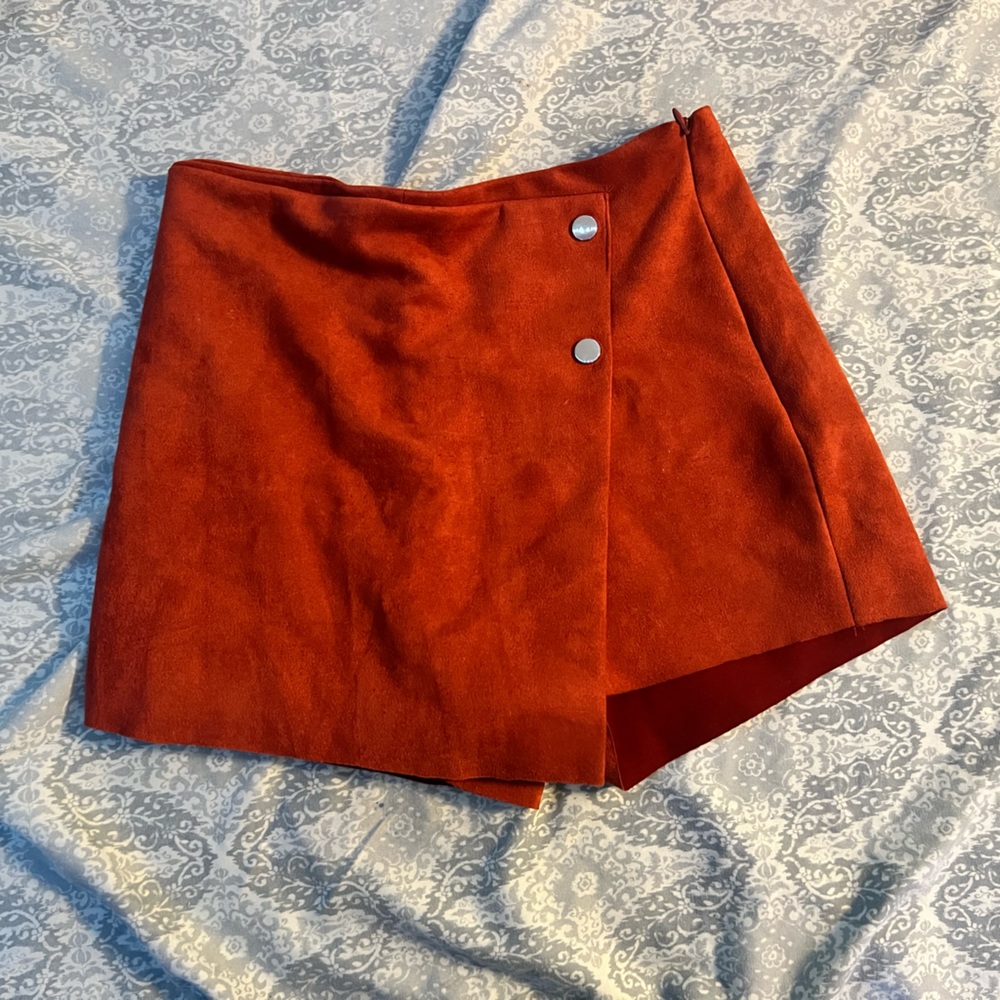 Deep Orange Skort size S
